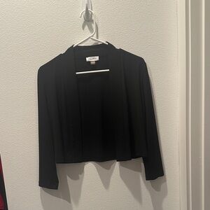 Calvin Klein Women's Elegant Black Blazer -short